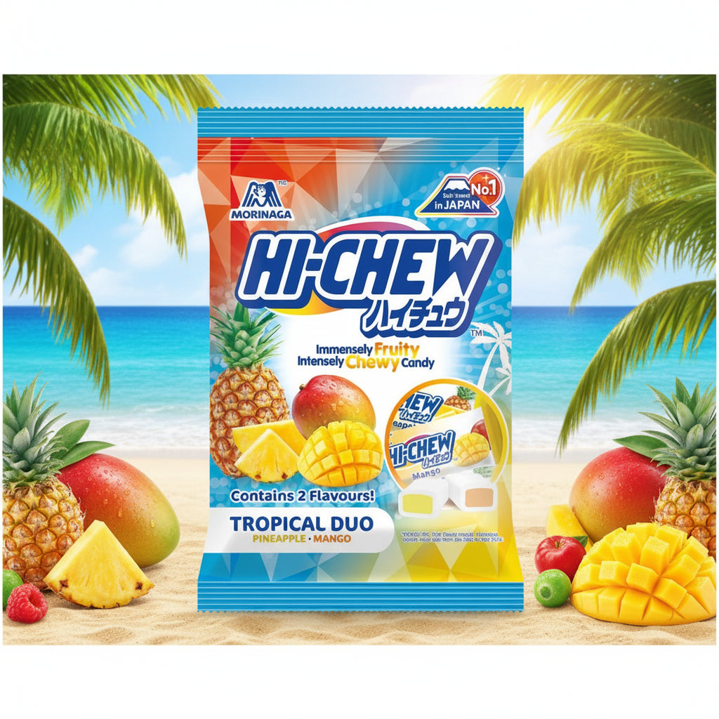 Hi-Chew Tropical Mix Bag 80g