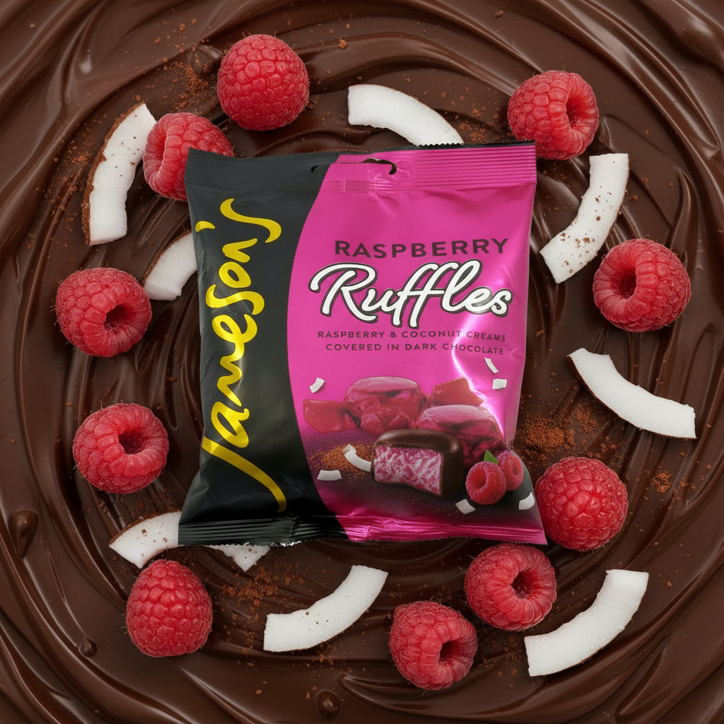 SPECIAL Jameson's Raspberry Ruffles Bag 135g BBE JAN 2026