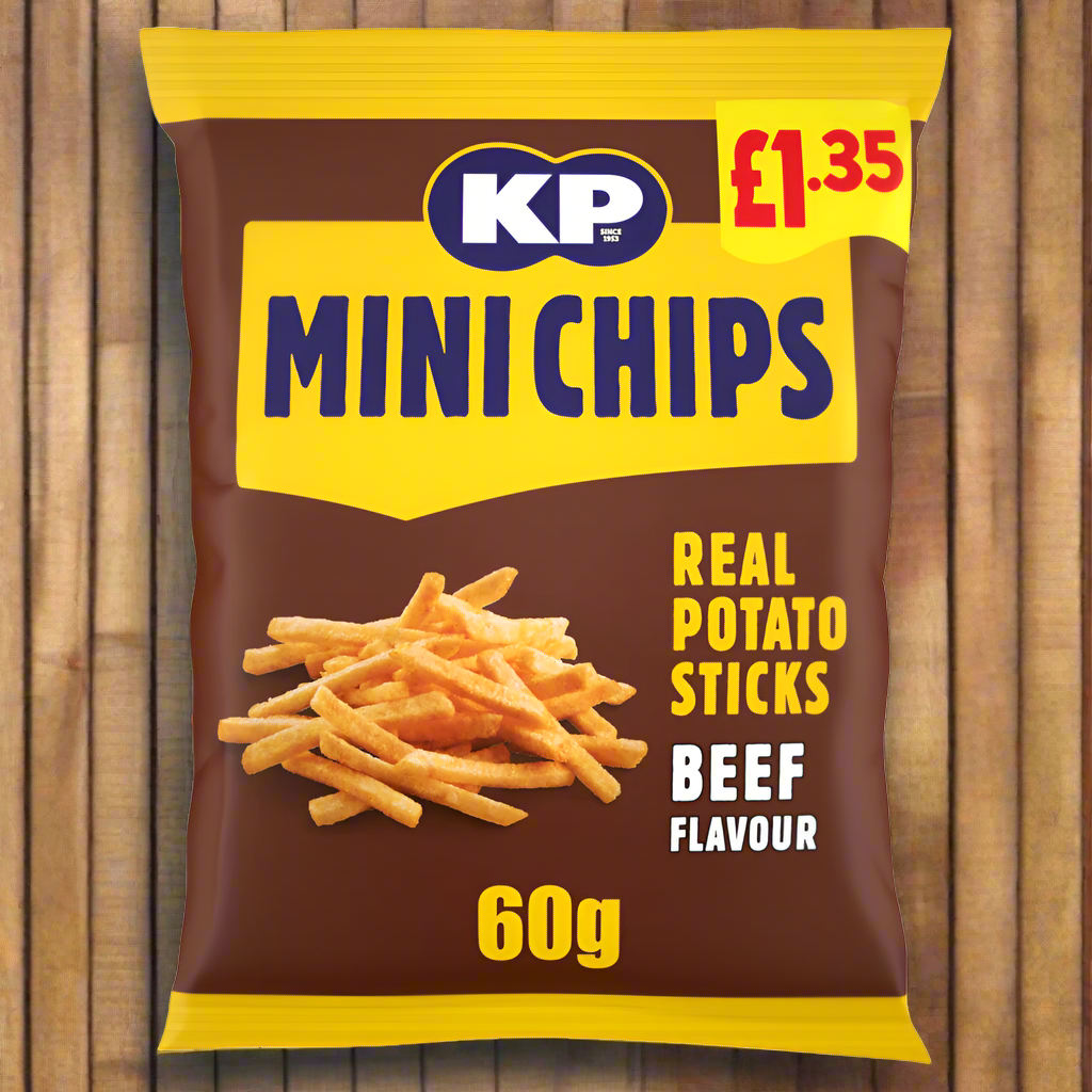 KP Mini Chips Beef 60g Full Box (20 Pack)