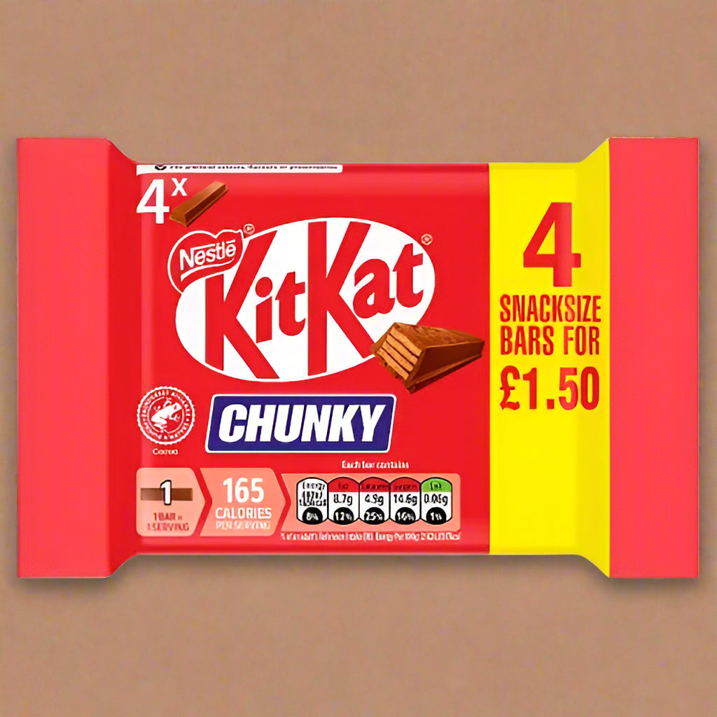 Kit Kat Chunky Milk Chocolate Bar Multipack 4 pack £1.50