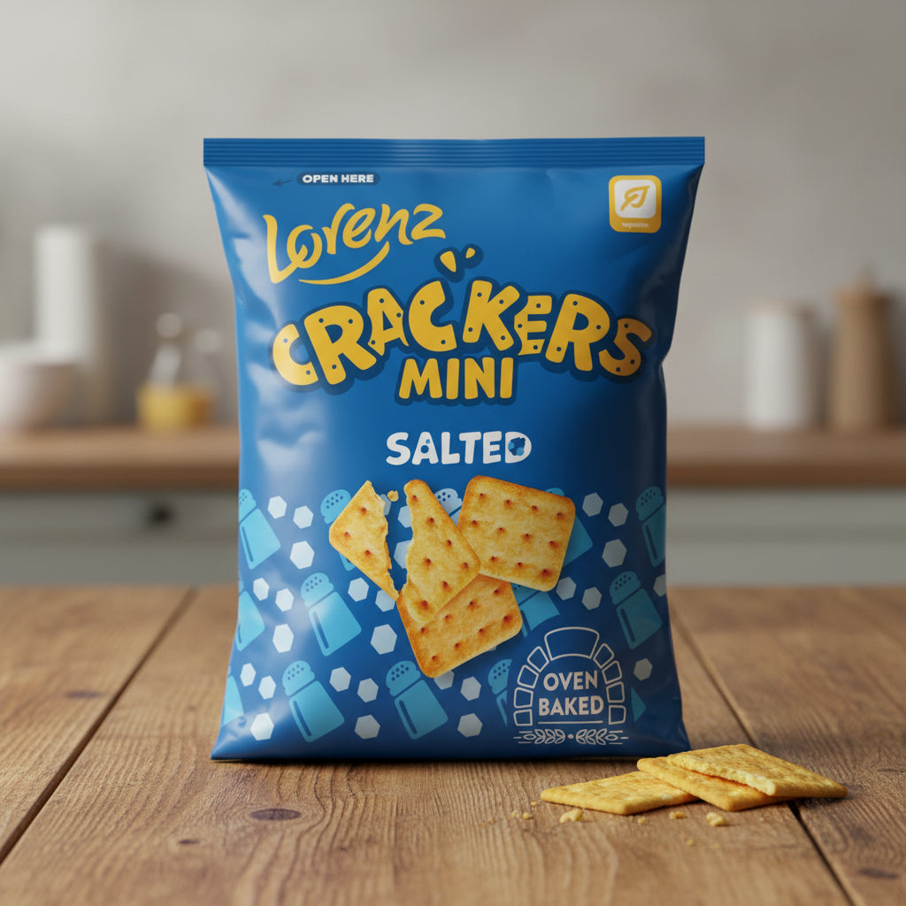 Lorenz Crackers Mini Salted 100g