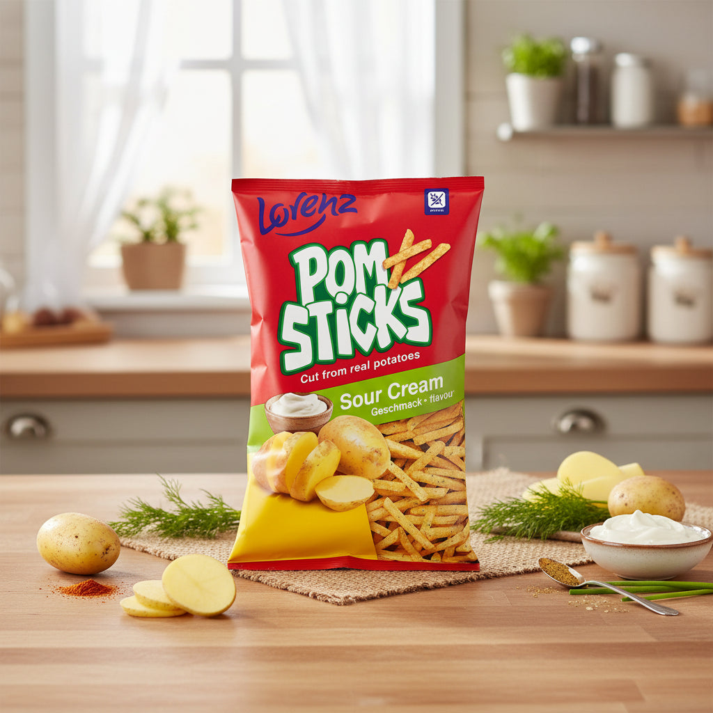 Lorenz Pomsticks Sour Cream 85g