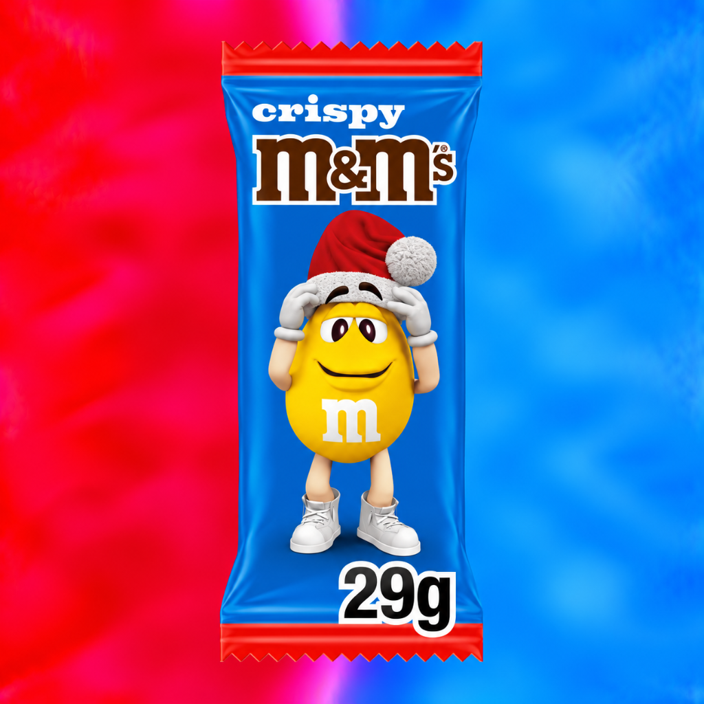 M&M's Crispy Milk Chocolate Christmas Santa Treat 29g