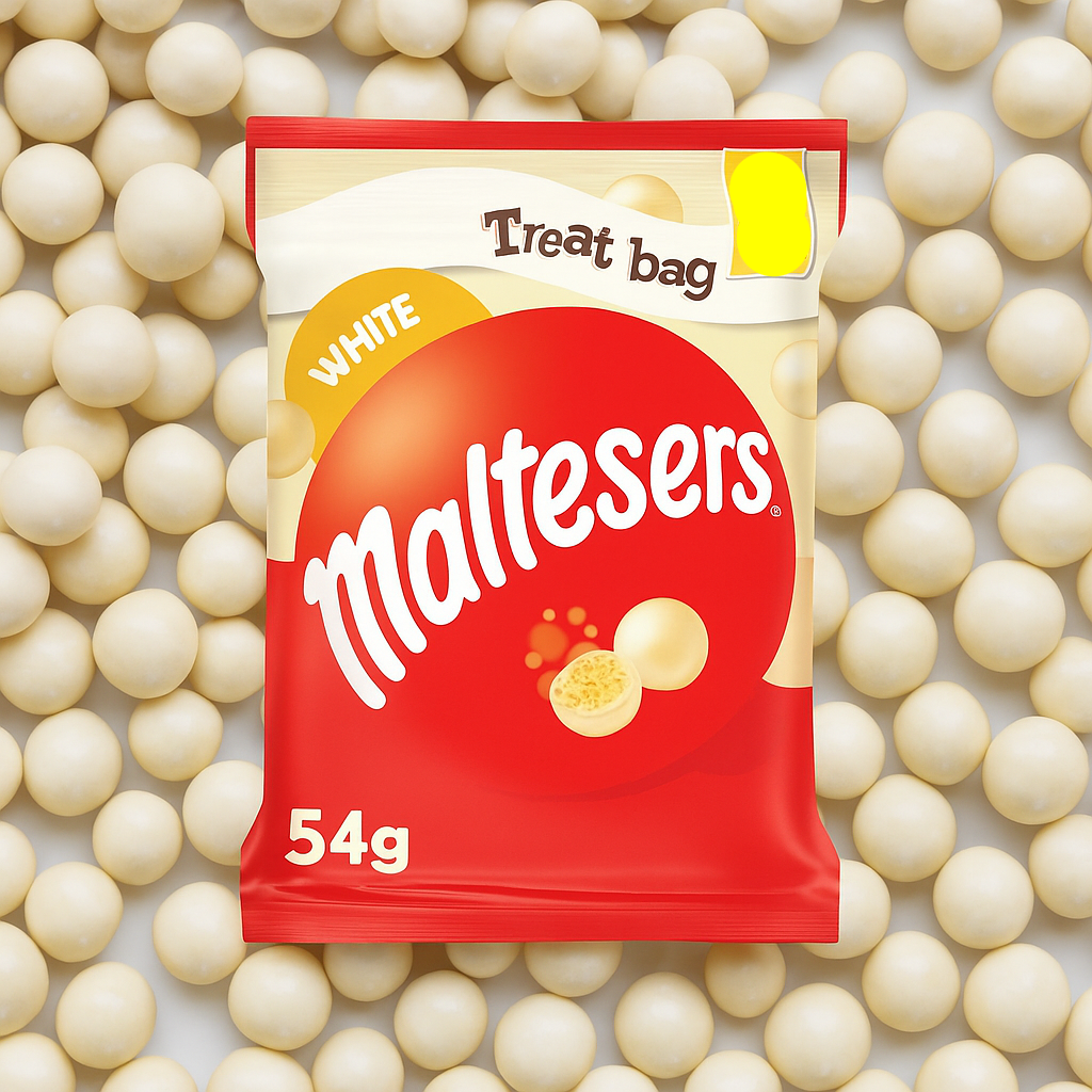 Maltesers White Chocolate £1.50 PMP Bag 54g