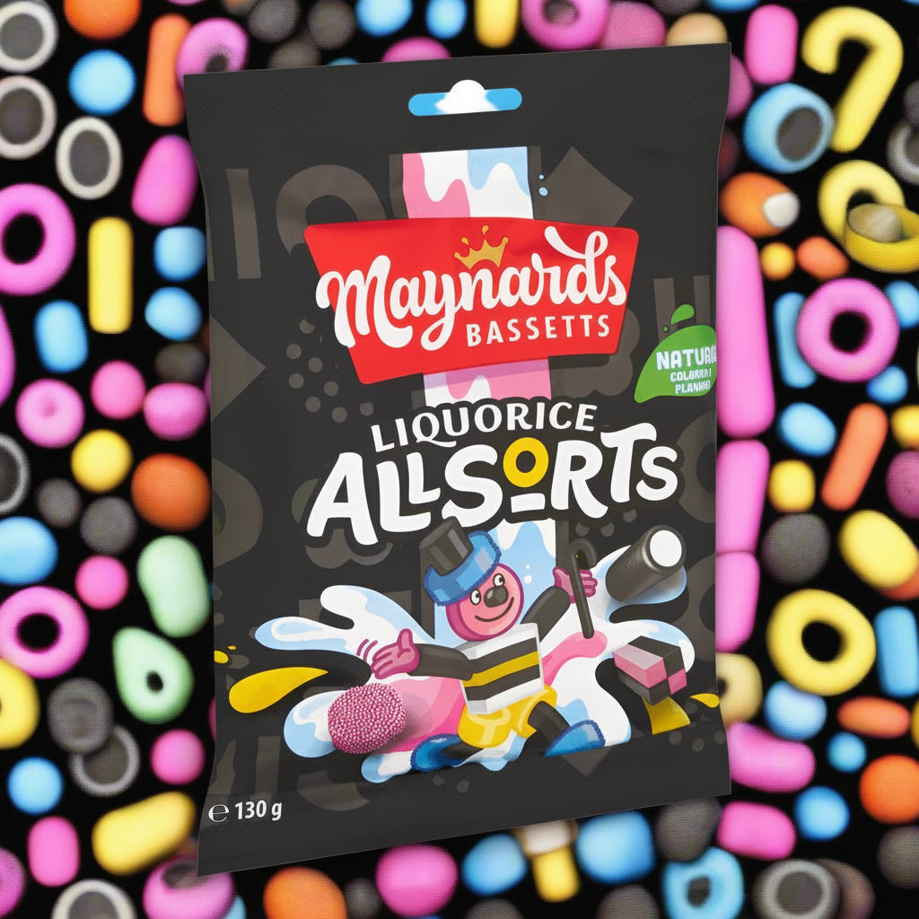 Maynards Bassetts Liquorice Allsorts Sweets Bag 130g £1.35