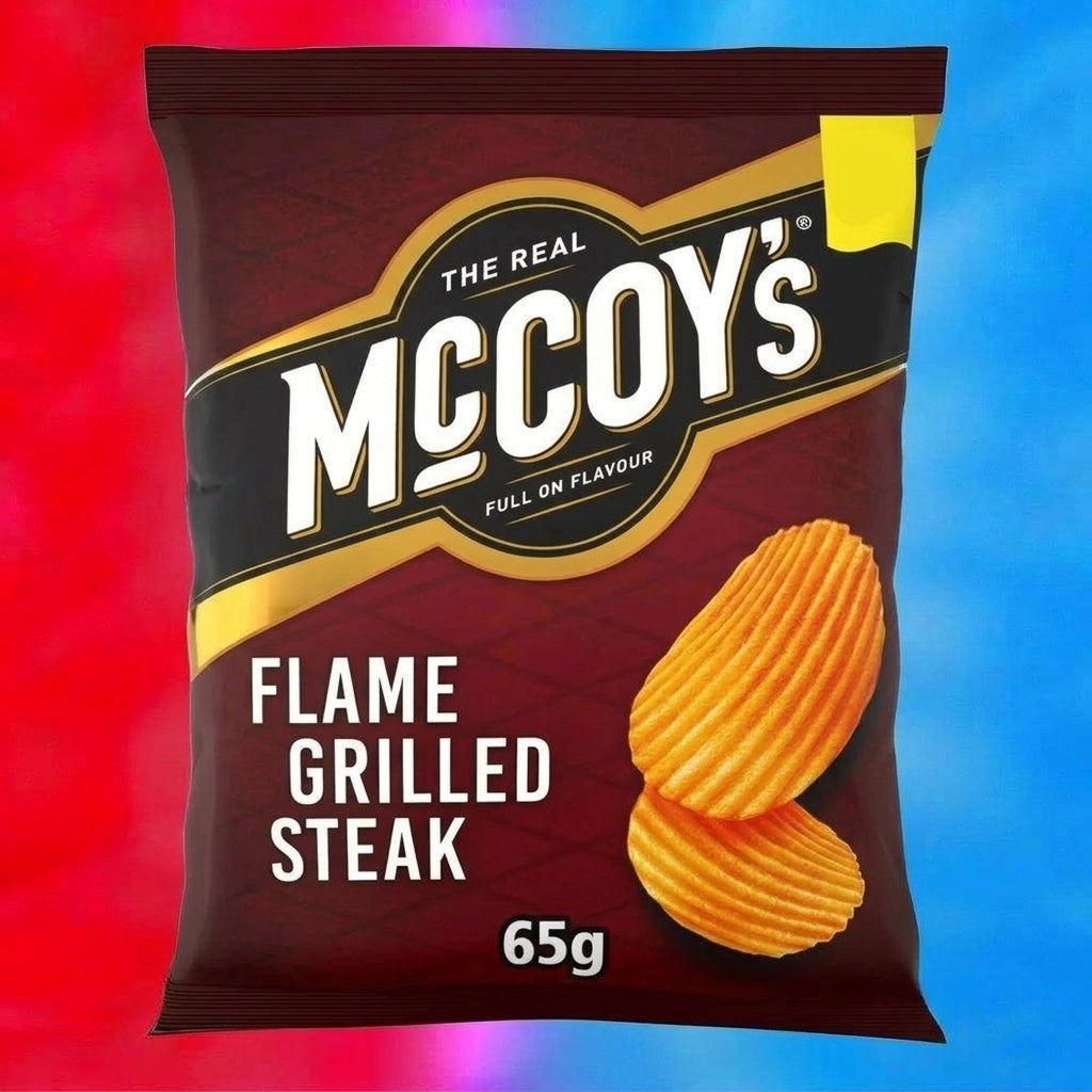 McCoy's Flame Grilled Steak Sharing Crisps 65g £1.35