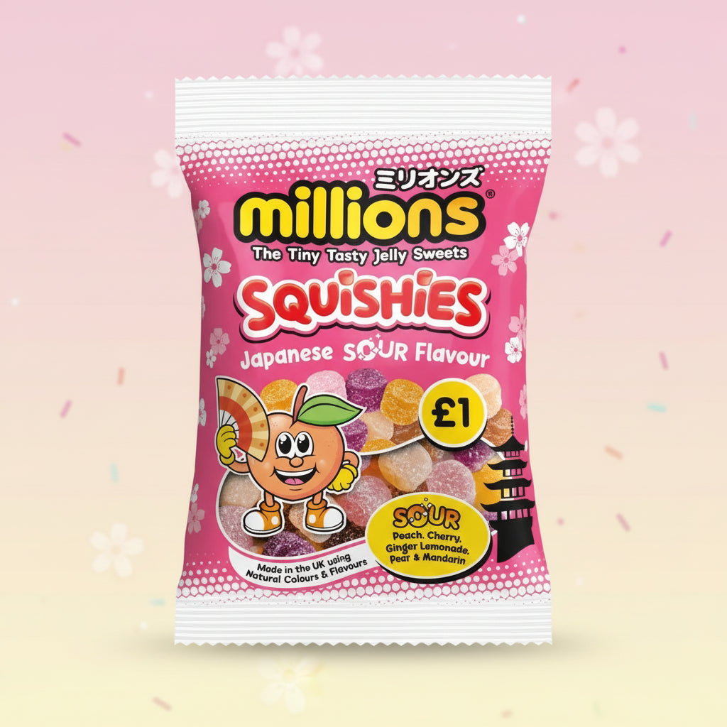 Millions Squishies Japanese Sour 100g