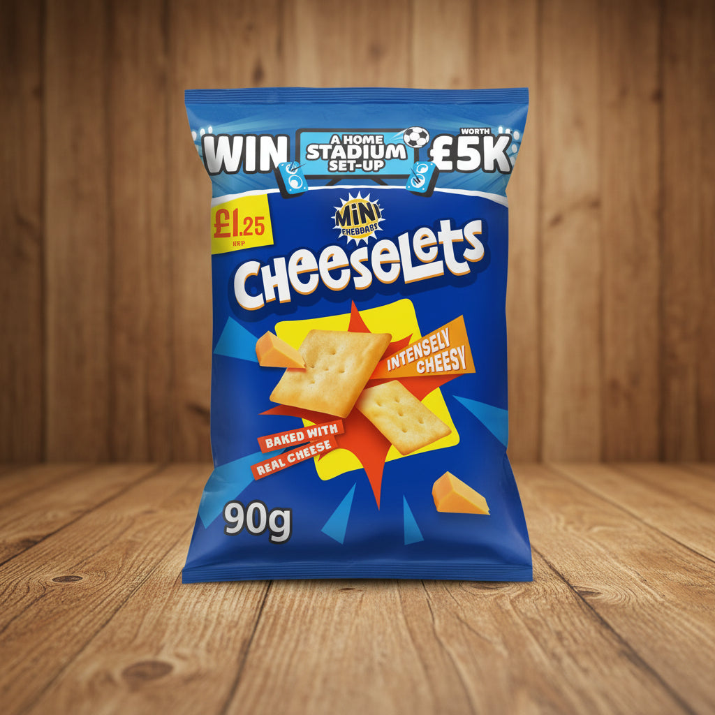 Mini Cheddar Cheeselets Intensely Cheesy Flavour 90g
