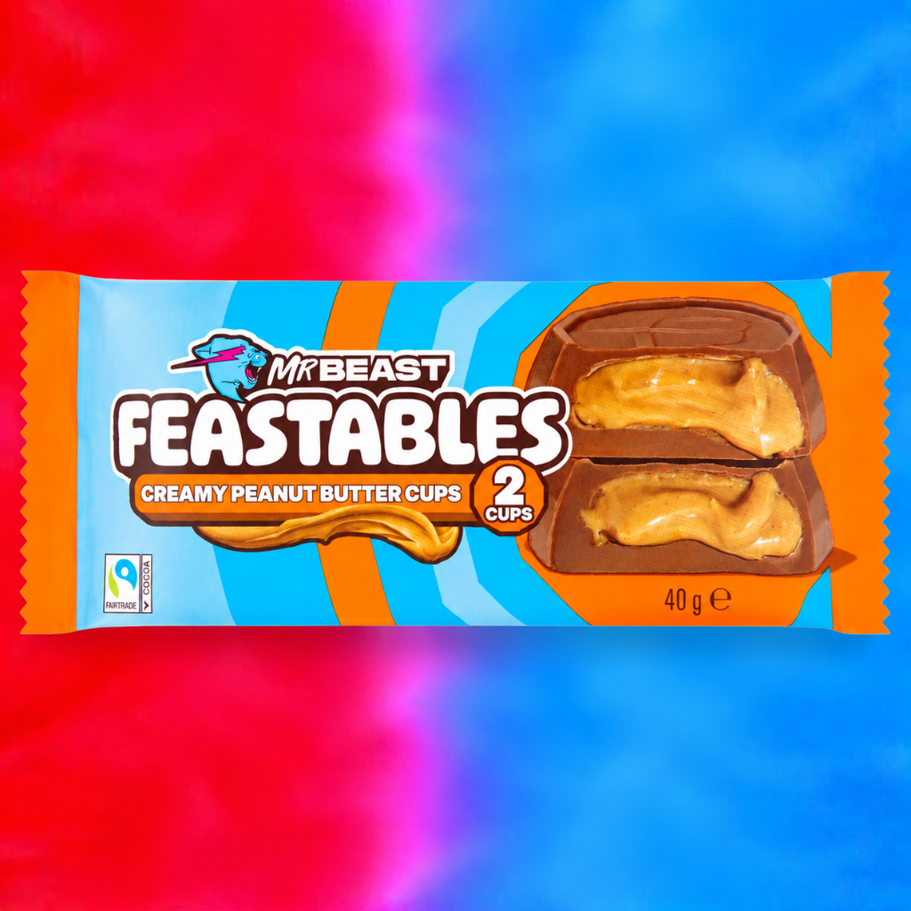 Mr Beast Feastables 2 Creamy Peanut Butter Cups 40g