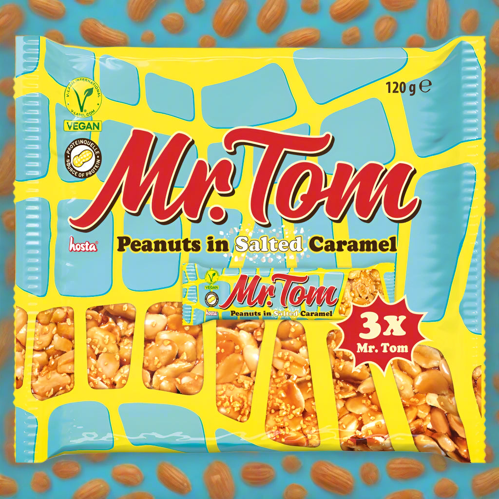 Mr Tom Salted Caramel 3 Pack Multipack 120g