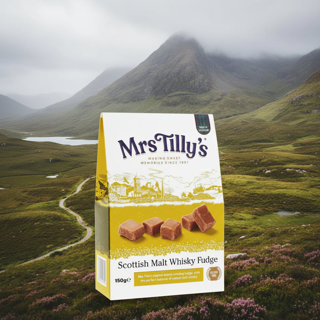 Mrs Tilly's Malt Whisky Fudge 150g