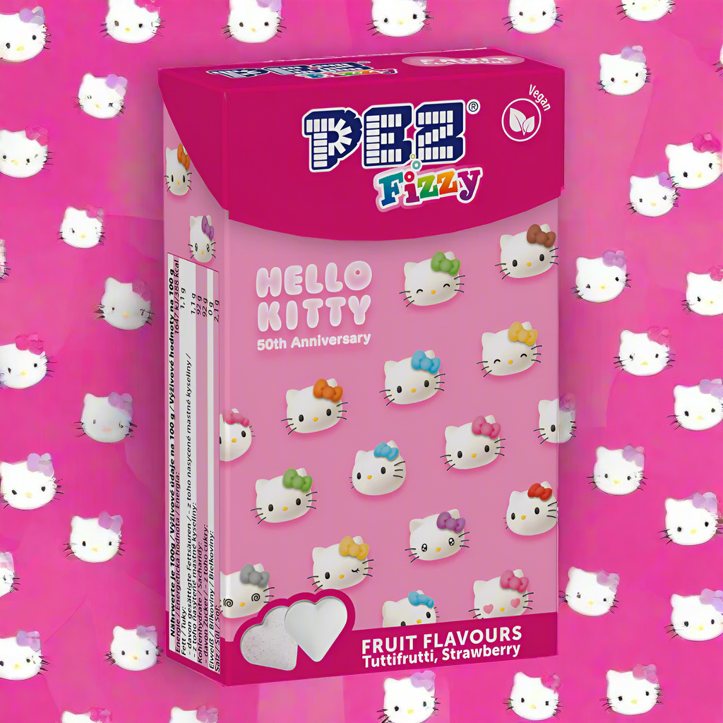 Pez Fizzy Hello Kitty Flip Top Box 30g