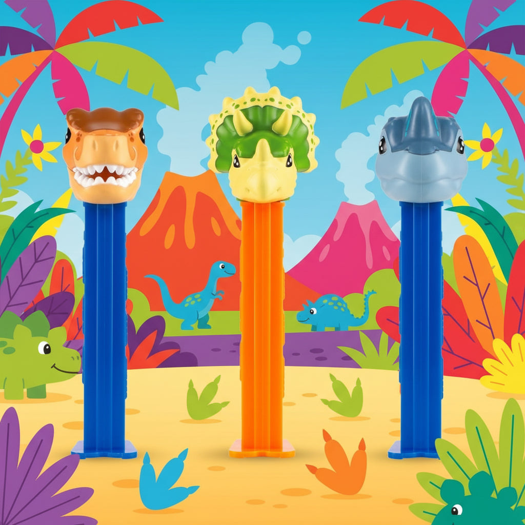 Pez Jurassic World Explorers 1+2 Impulse Packs 17g