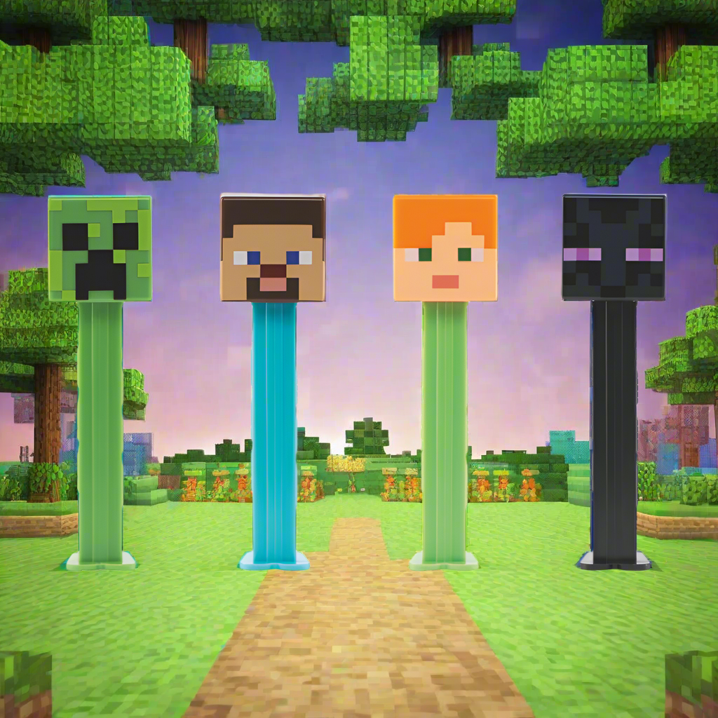 Pez Minecraft 1+2 Impulse Packs 17g