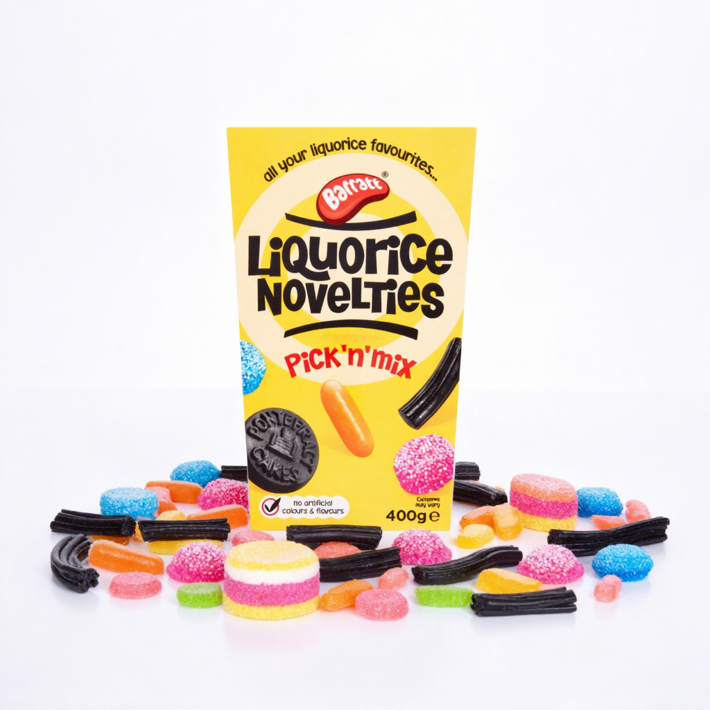SPECIAL Barratt Liquorice Novelties Pick n Mix Box 400g