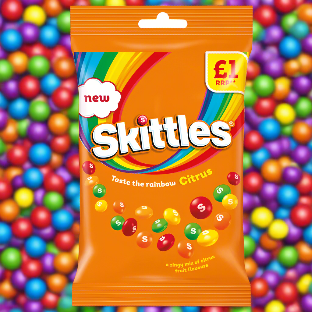 Skittles Citrus Sweets Bag 109g £1 PMP