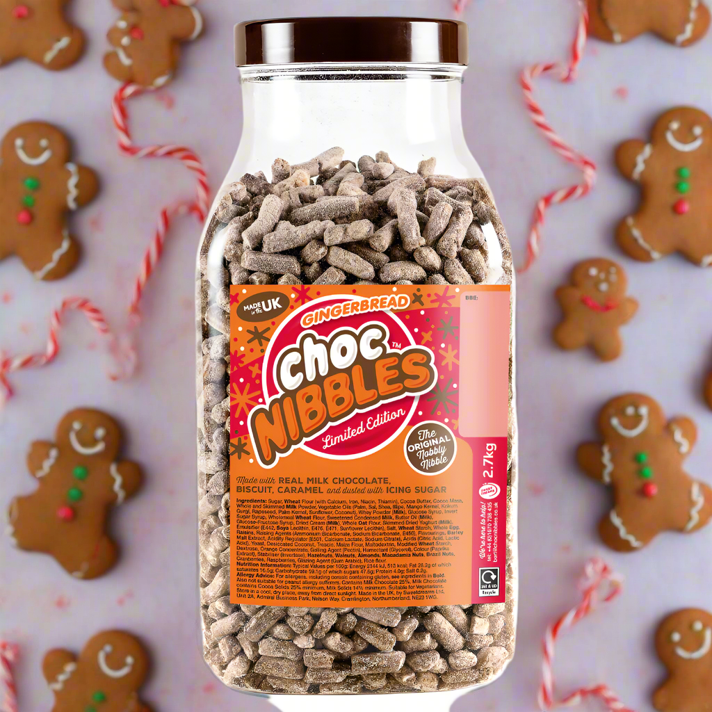 Sweet Dreams Gingerbread Choc Nibbles Jar 2.7kg
