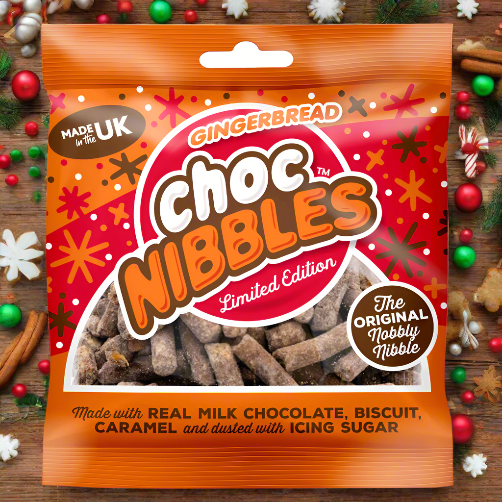 Sweet Dreams Gingerbread Limited Edition Choc Nibbles Bag 150g