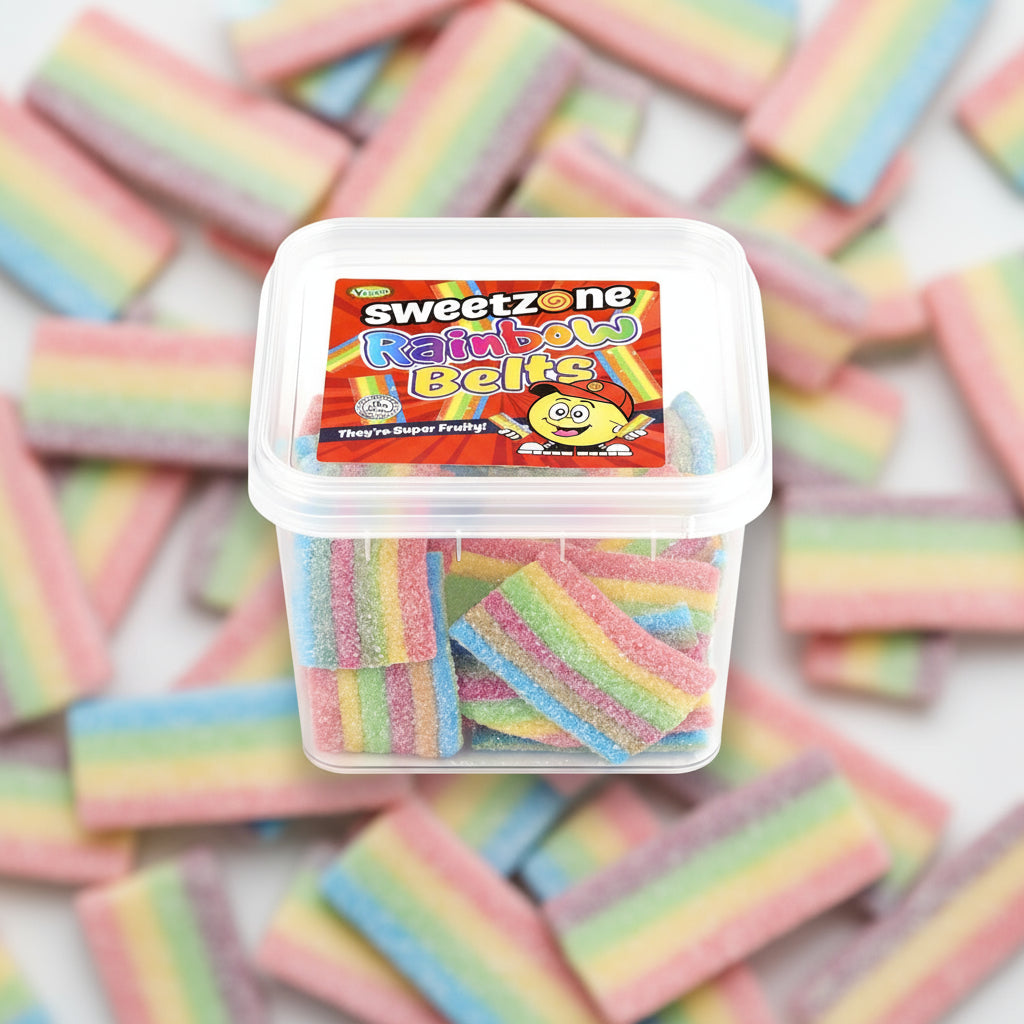 Sweetzone Rainbow Belts 170g Tub