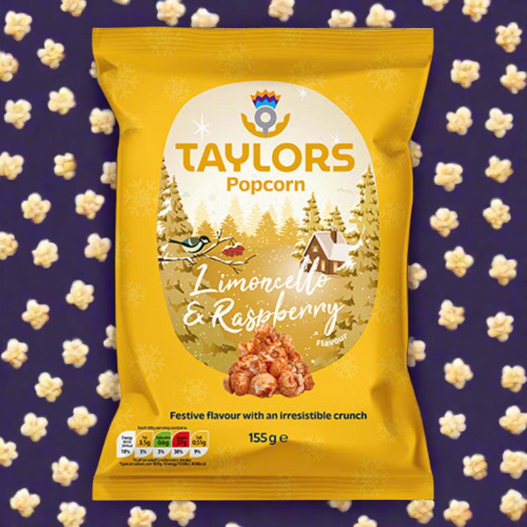 Taylors Festive Flavours Limoncello & Raspberry Toffee Popcorn 155g