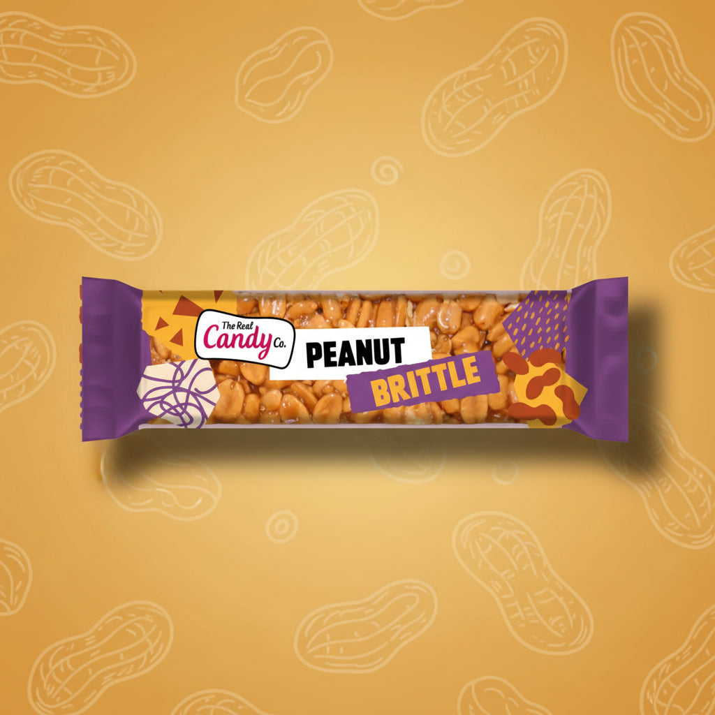 The Real Candy Co. Peanut Brittle Bar 100g