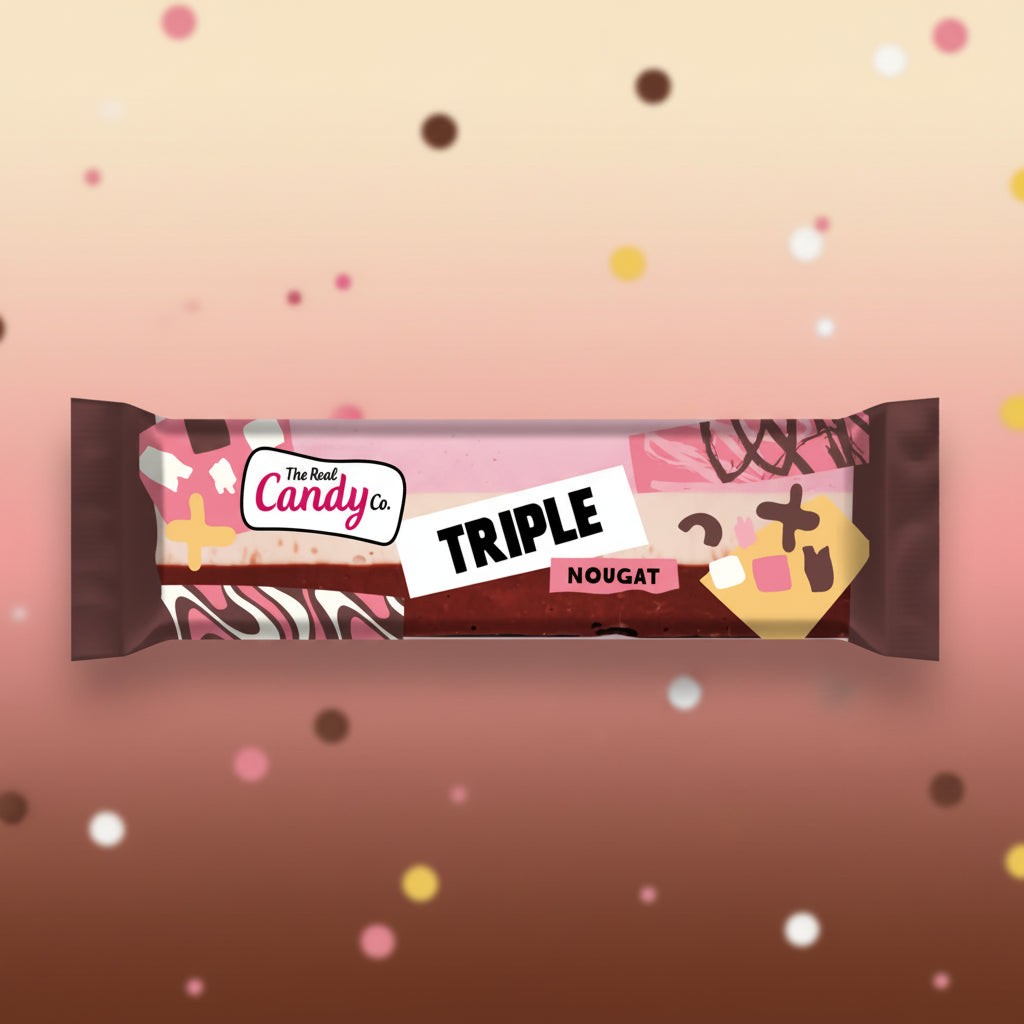The Real Candy Co. Triple Nougat Bar 130g