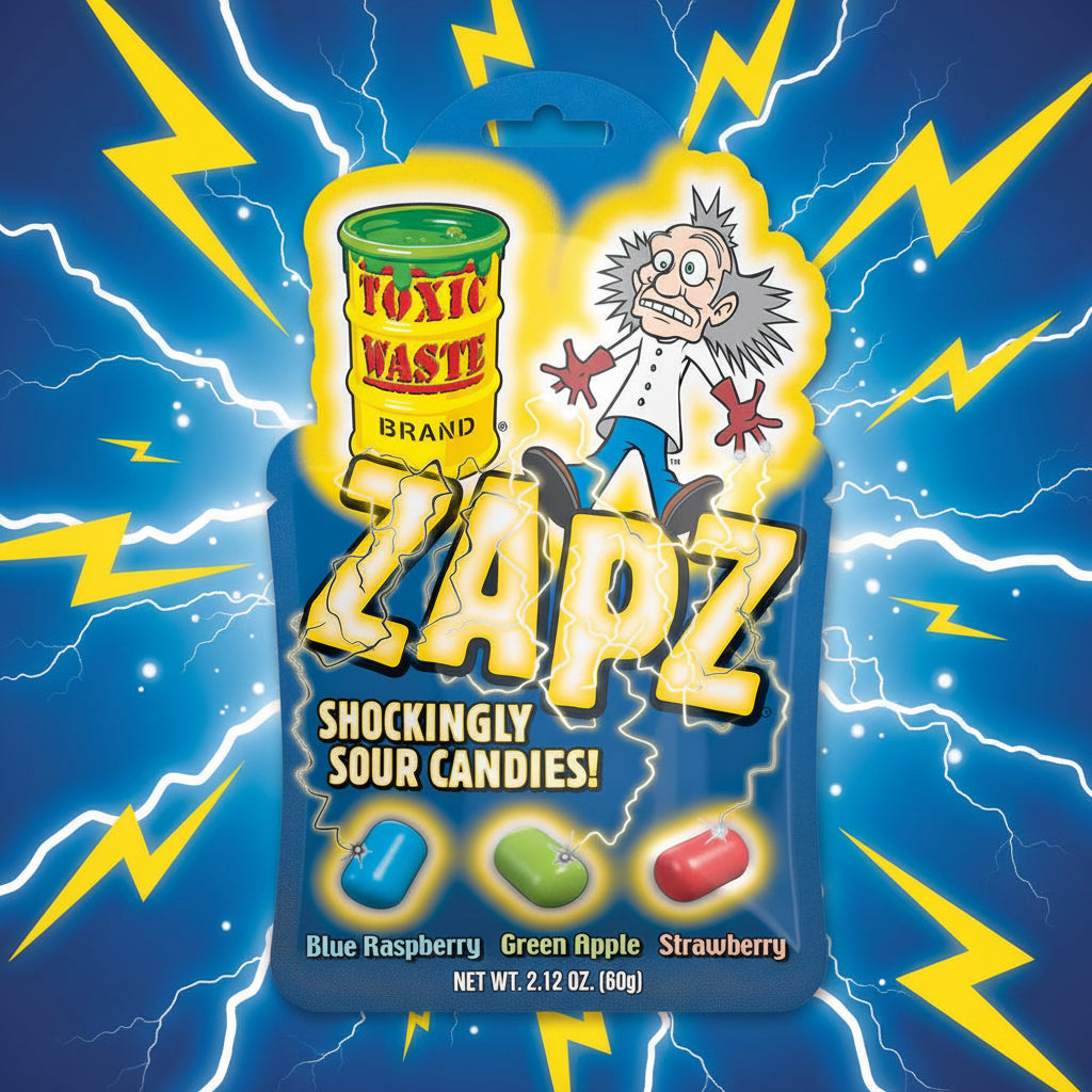 Toxic Waste Zapz Shockingly Sour Candy 60g