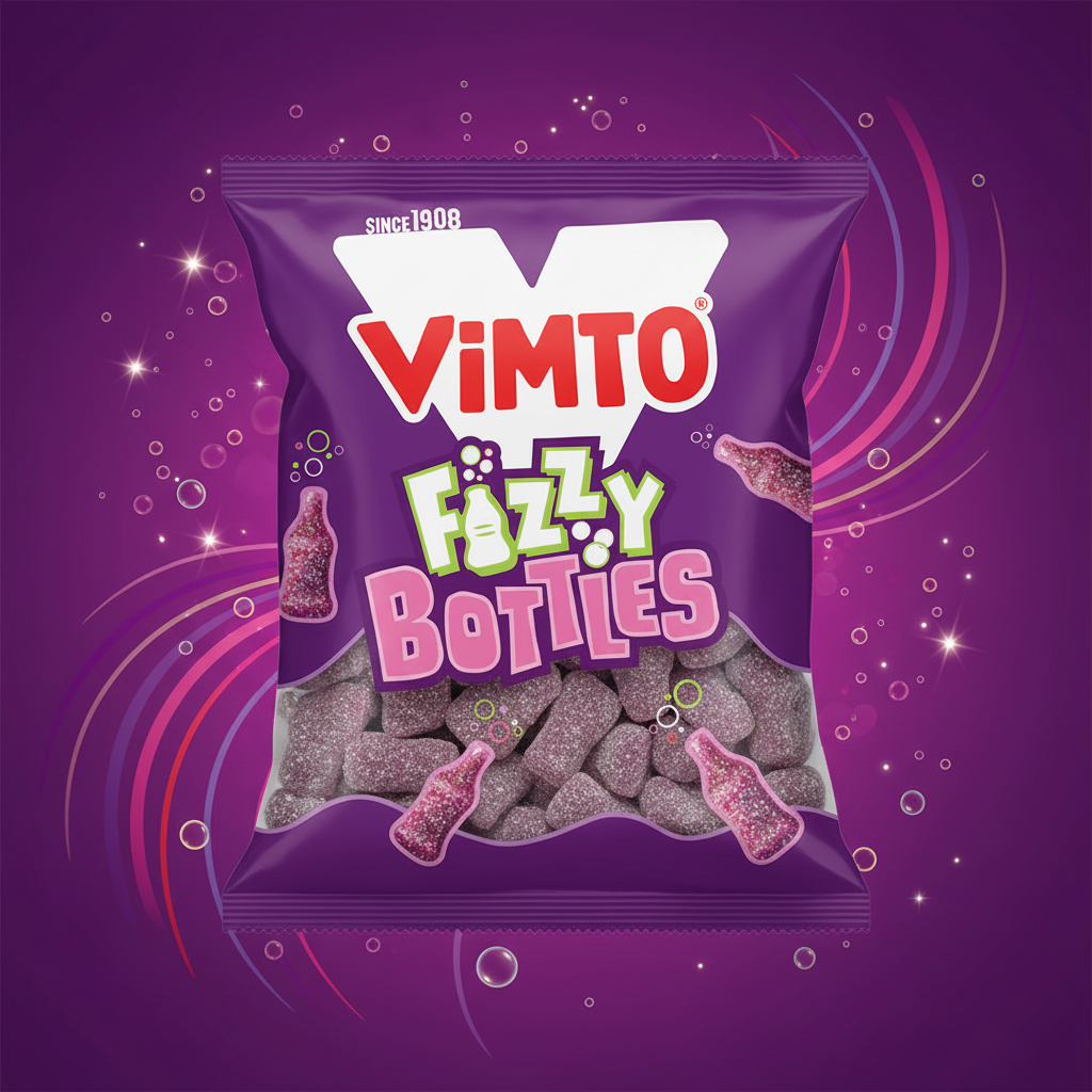 Vimto Fizzy Bottles Bag 100g