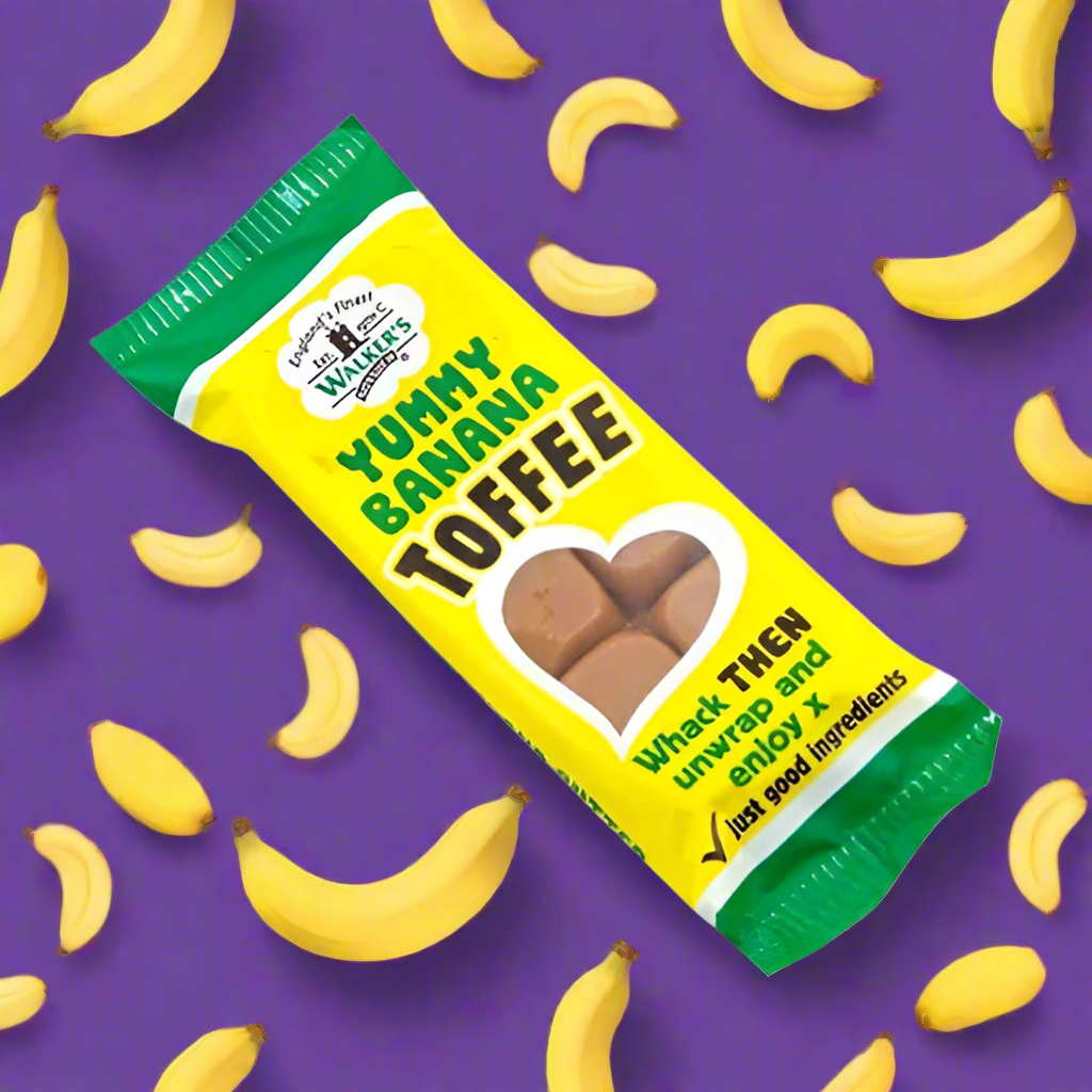 Walker's Nonsuch Yummy Banana Toffee Bars 50g