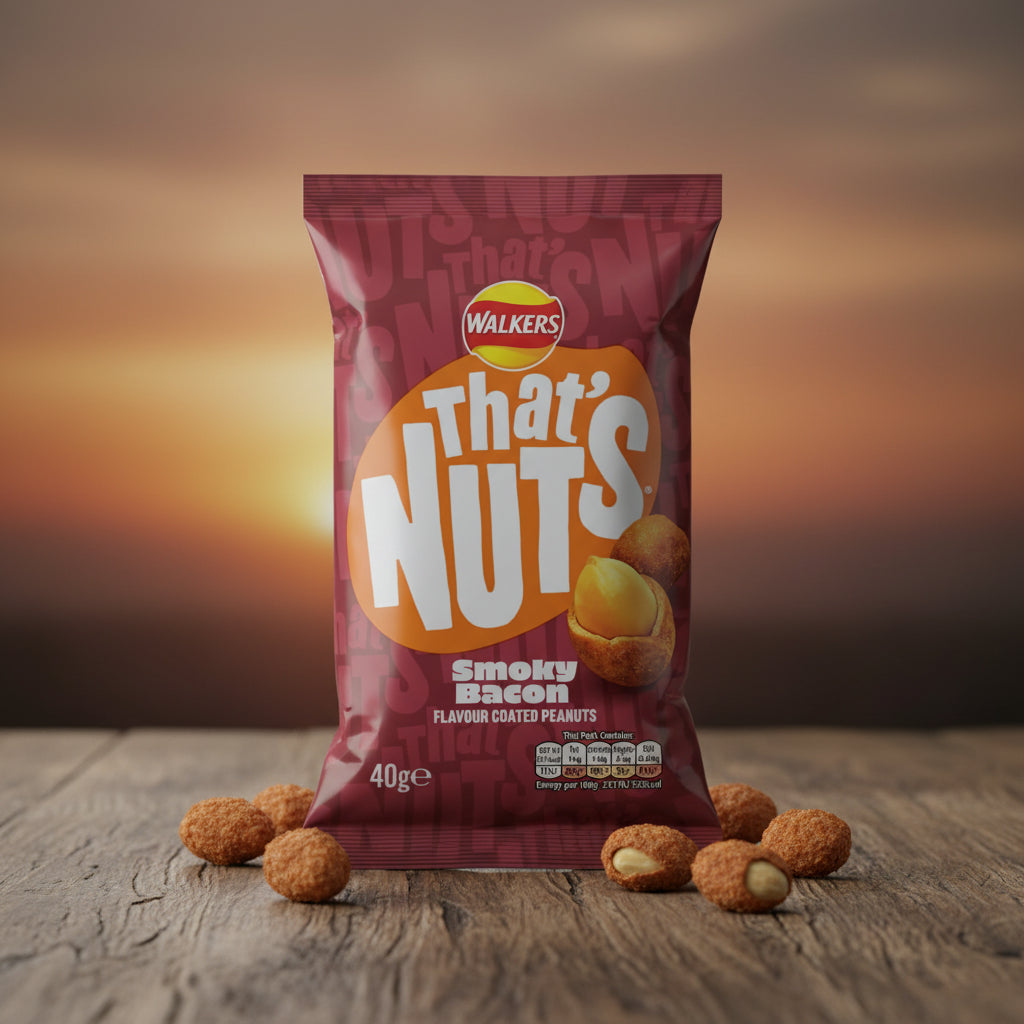Walkers That's Nuts Smoky Bacon Peanuts 40g BBE 11 JULY 2026