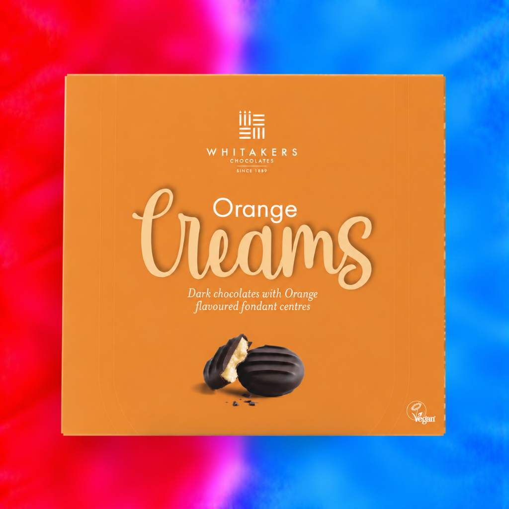 Whitakers Orange Creams Box 90g