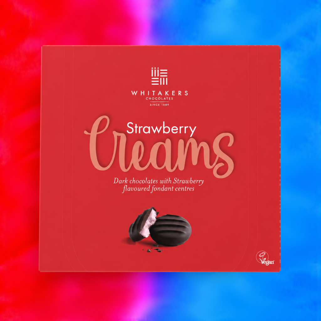 Whitakers Strawberry Creams Box 90g