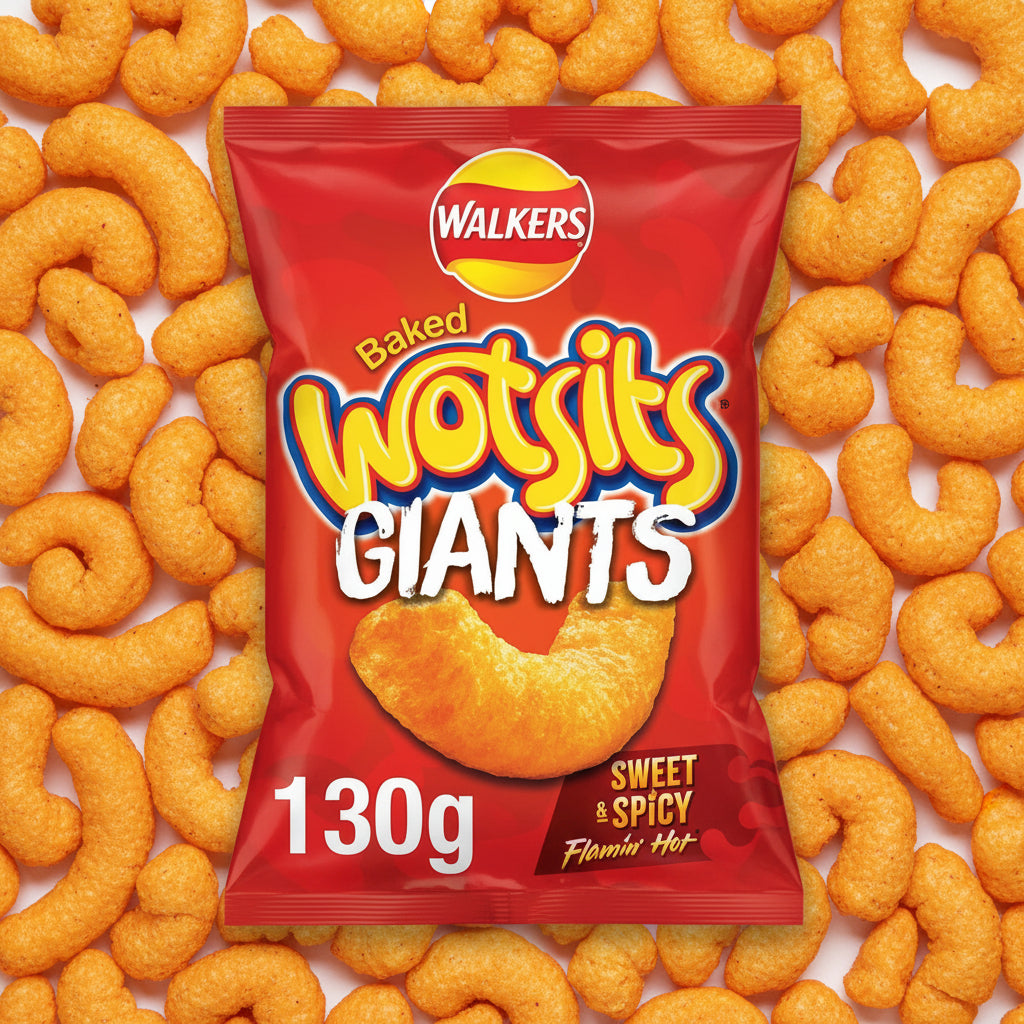 Wotsits Giants Sweet & Spicy 130g BBE JULY 2026