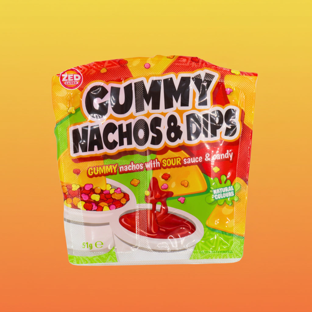 Zed Candy Gummy Nachos & Dips 51g
