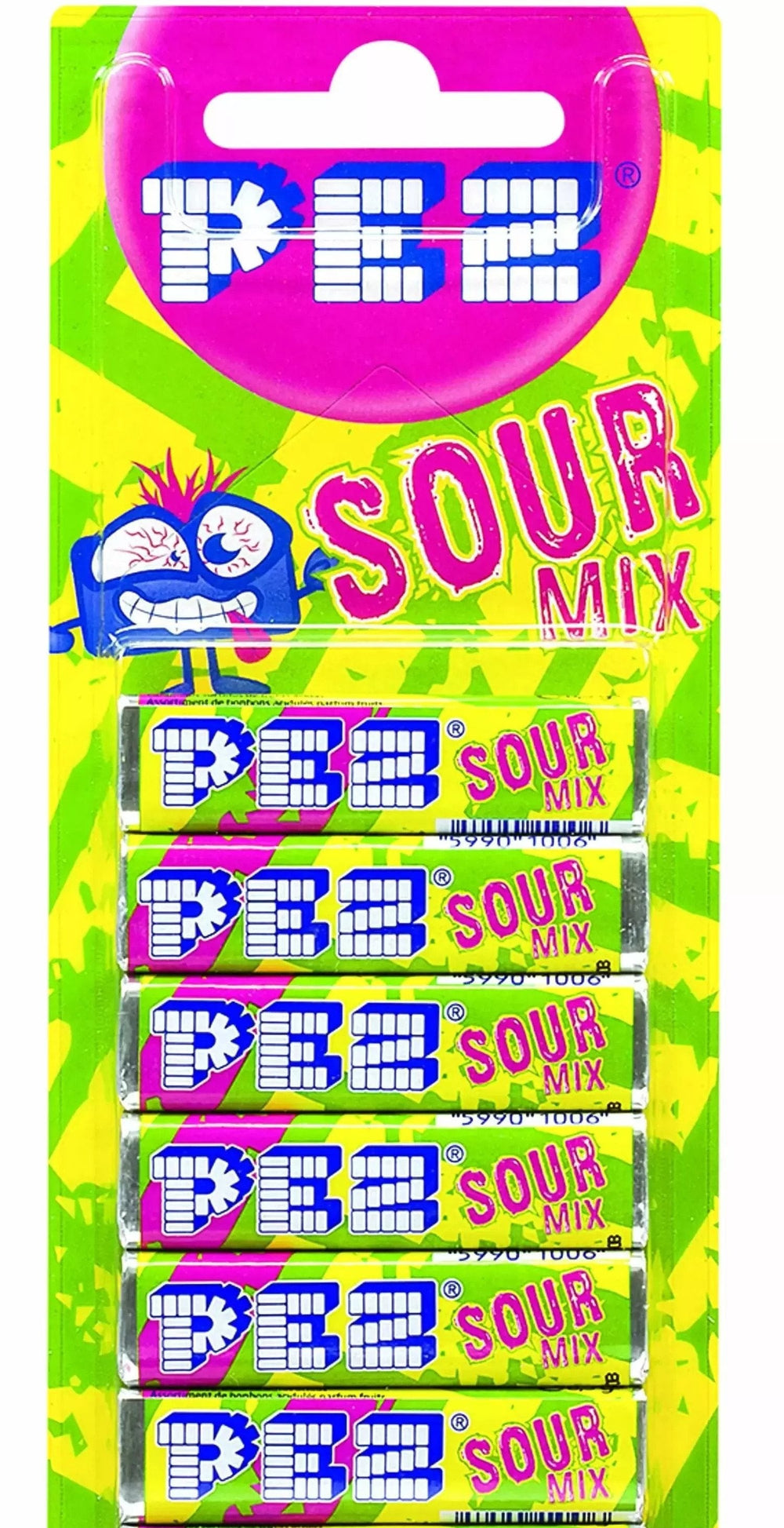 Pez Sour Mix Refills 6 Pack