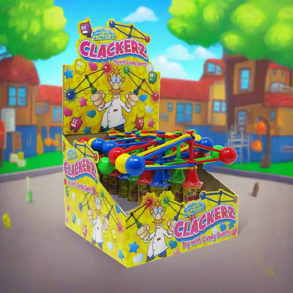 Crazy Candy Factory Clackerz Toy & Sweets 16g