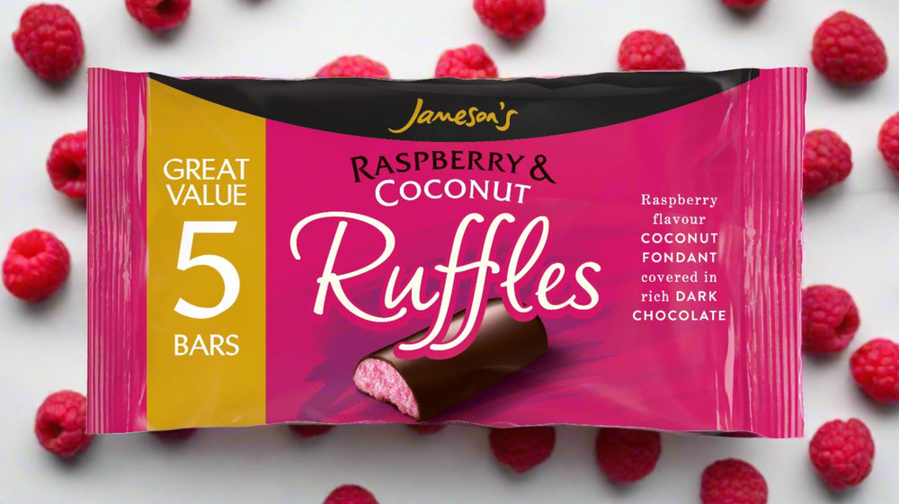 Jameson's Raspberry & Coconut Ruffles 5 Pack