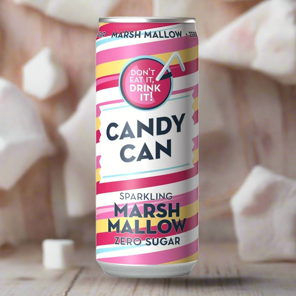 Candy Can Sparkling Marshmallow Zero Sugar Can 330ml