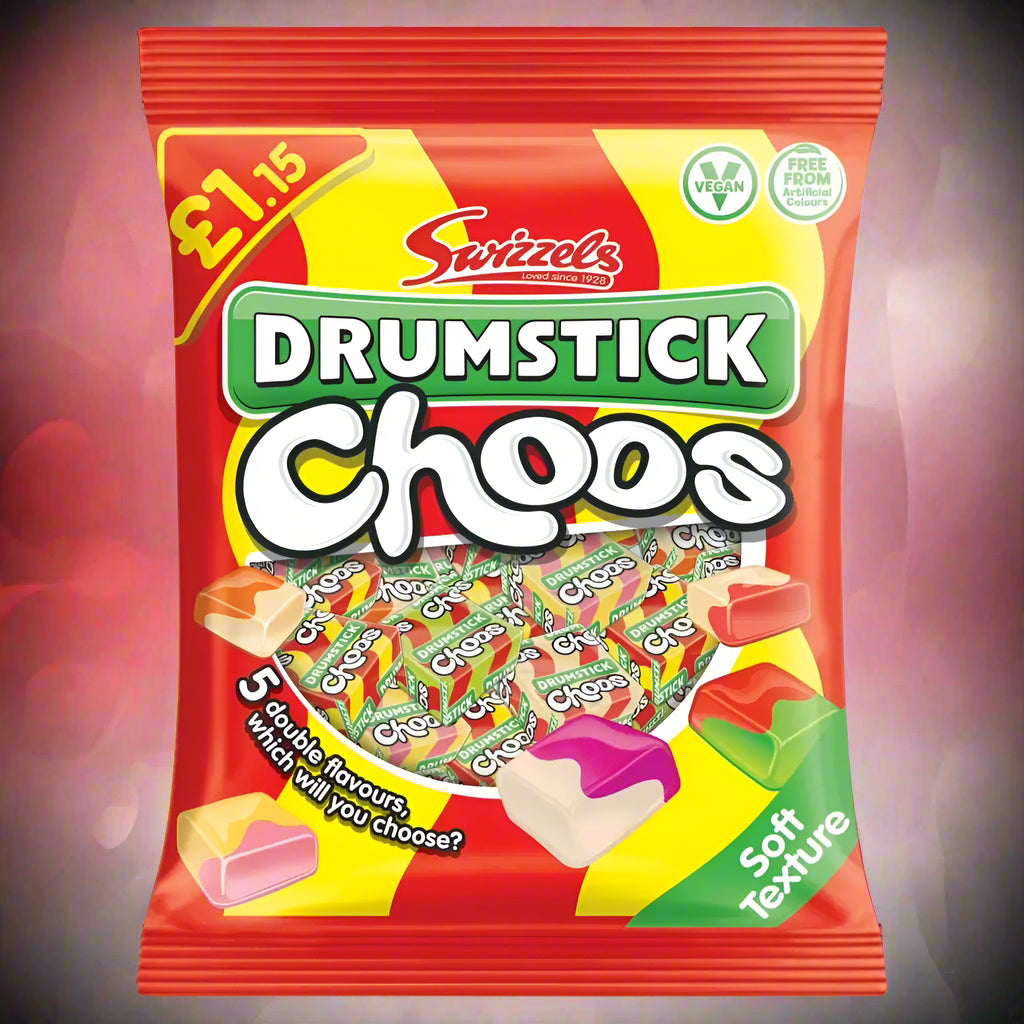 Swizzels Drumstick Choos £1.15 PMP 115g