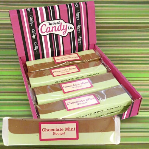 The Real Candy Co. Chocolate Mint Nougat Bar 150g