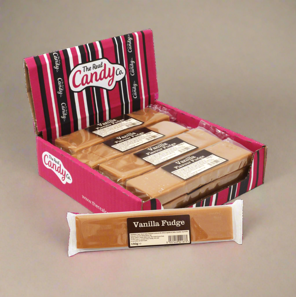 The Real Candy Co. Vanilla Fudge Bar 150g