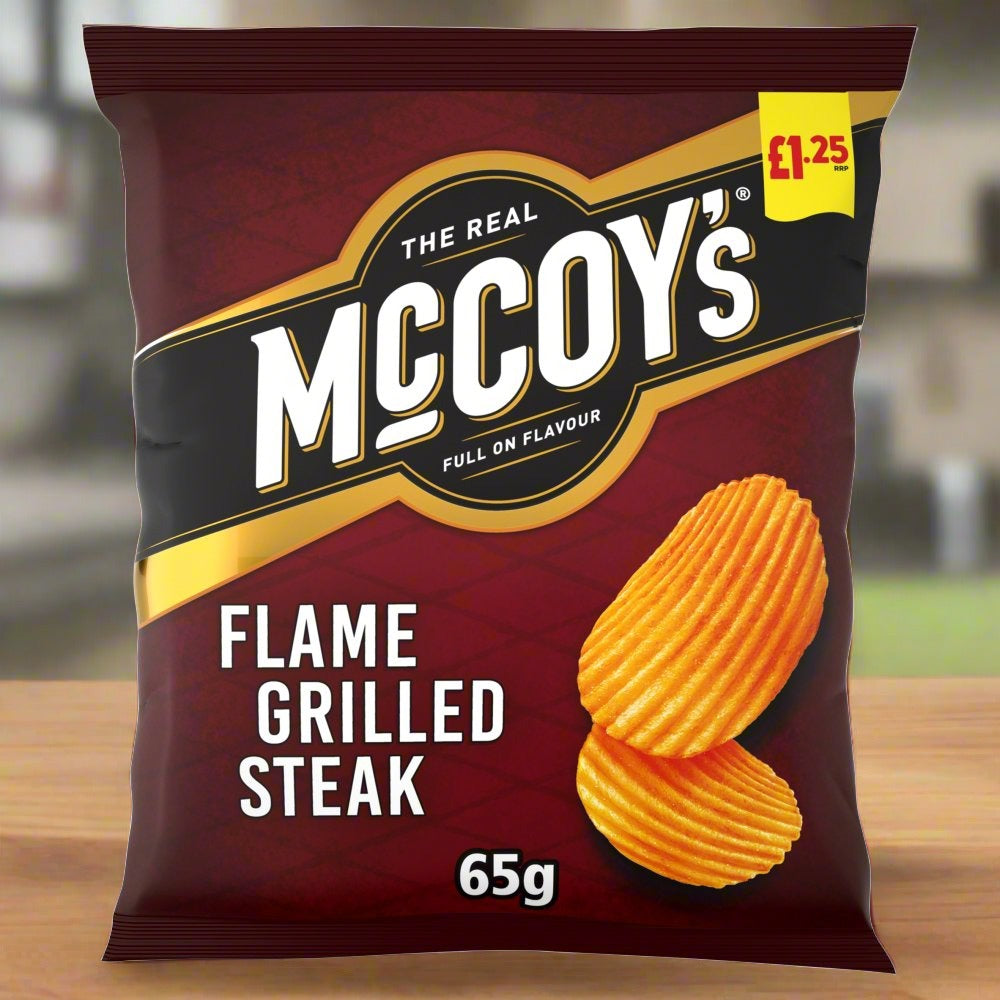 McCoy's Flame Grilled Steak Sharing Crisps 65g £1.25