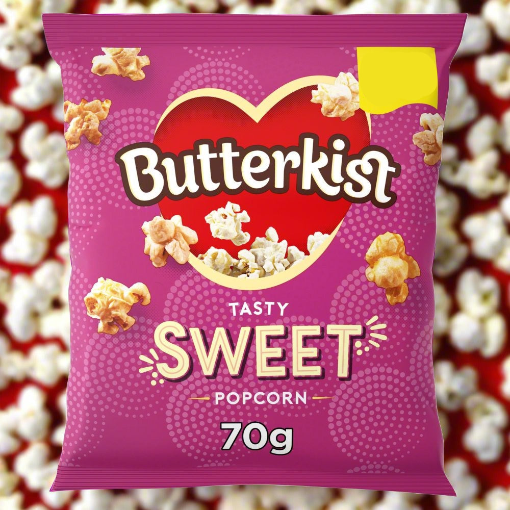 Butterkist Sweet Popcorn 70g £1.25 PMP