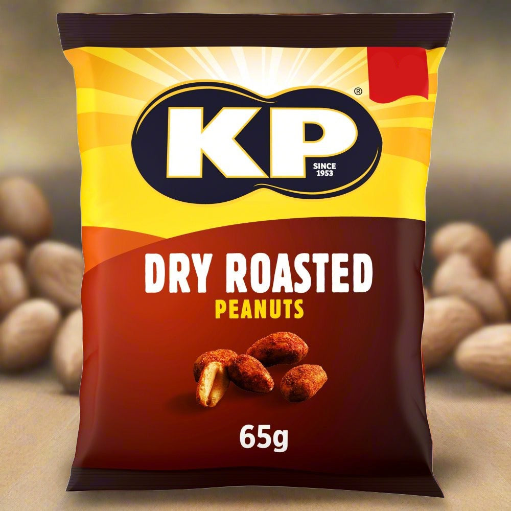 KP Dry Roasted Peanuts 65g £1.25 PMP