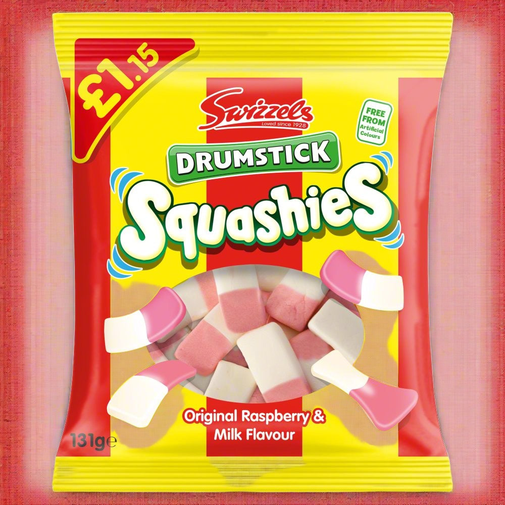 Swizzels Squashies Drumstick Bag 131g £1.15