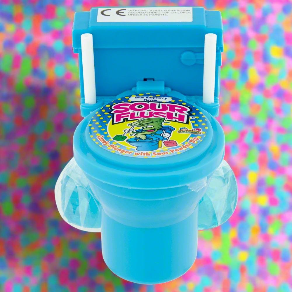 Sour Flush Candy Plunger with Sour Powder Dip 39g