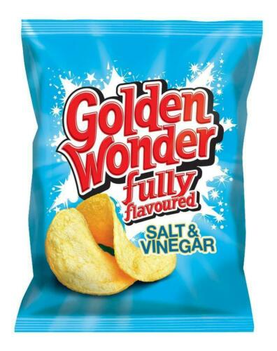Golden Wonder Salt and Vinegar Crisps 32.5g