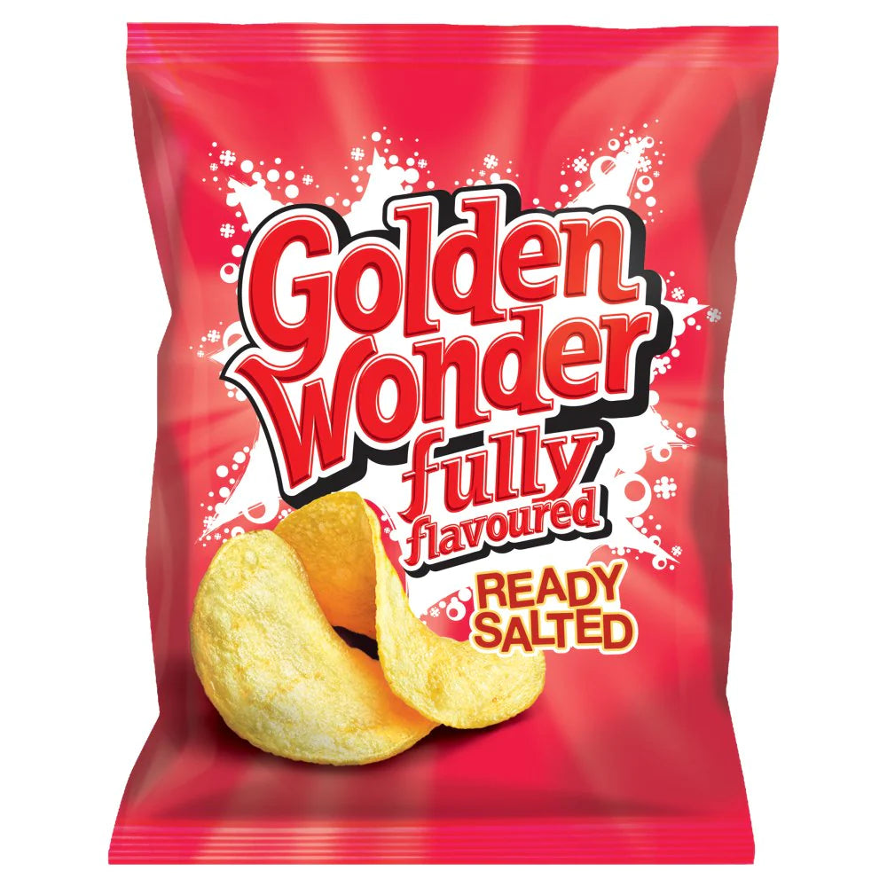 Golden Wonder Ready Salted Crisps 32.5g