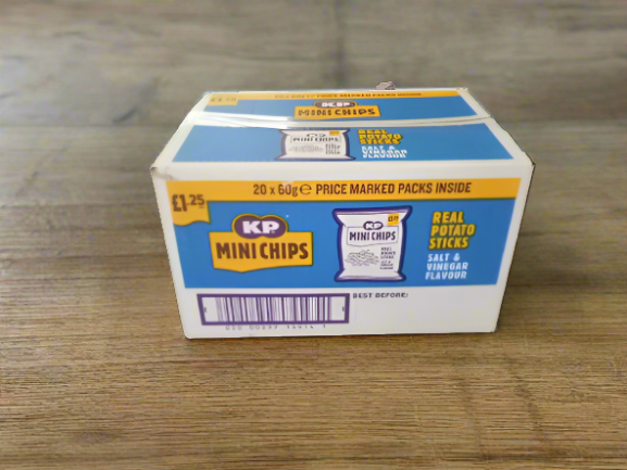 KP Mini Chips Salt And Vinegar 60g Full Box (20 Pack)