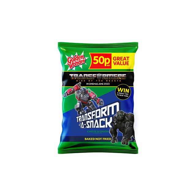 Golden Wonder Transform A Snack Cheese & Onion Flavour Snacks 27g